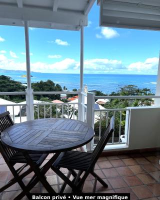 Ananas Premium - Séjour Détente T2 Vue Mer avec Balcon Privé à Tartane
