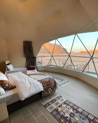 Bubble desert wadi rum