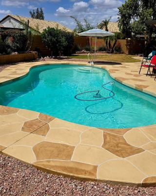 Cozy home with pool, fire table, BBQ, RV parking