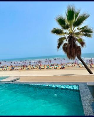 Front-Sea-View HOTEL TBS Near Jagannath Temple -SWIMMING POOL Restaurant- Lift and Parking Facilities - Fully Air Conditioning Hotel - A Top Rated Luxuary Hotel