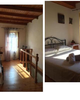Country traditional house in Corfu village, Greece