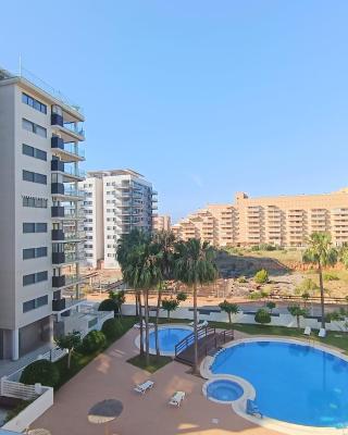 Ayf 200m del mar 2 piscinas, pista de padel y gym