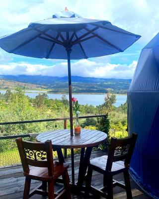 Glamping blue.