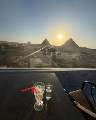 Middle East pyramid view