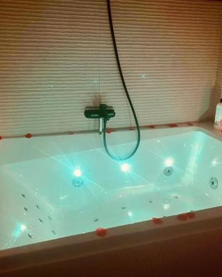 Studio romantique avec baignoire balnéothérapie duo et jardin proche de Colmar et Kaysersberg pour 2 personnes