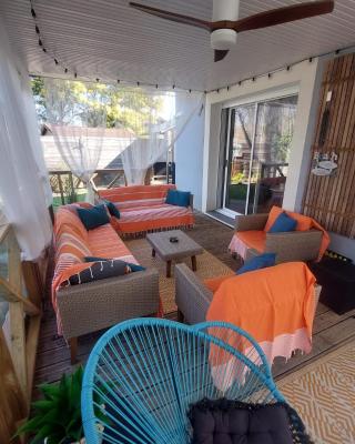 BASSIN D'ARCACHON, Maison vacances climatisée au calme, proche plage