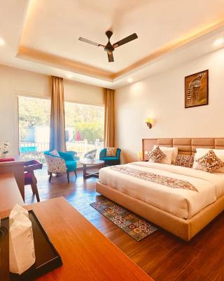 Sitara Scenic Mountain View Hotel & Resort, Mussoorie - luxury Rooms with open Rooftop Cafe