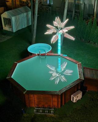 Villa Tropico śniadanie obiadokolacja letni basen 5,5m jacuzi 2,5m czynne non stop