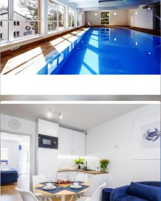 Apartament 1B Niebieskie Apartamenty Poddąbie dawniej Blue Marine z basenem krytym, odkrytym, salą zabaw, animacjami
