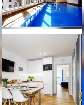Apartament 11B Niebieskie Apartamenty Poddąbie dawniej Blue Marine z basenem krytym, odkrytym, salą zabaw, animacjami