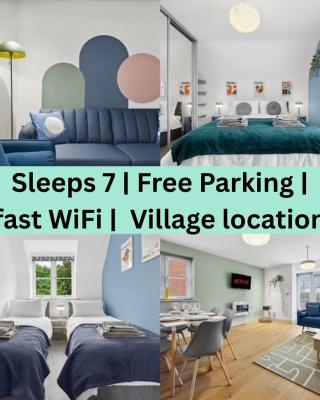 NEC Birmingham Airport Modern Village Retreat, Sleeps 7, Free Parking