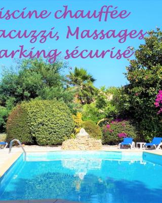 Hotel Les Jardins de Bormes, sauna & jacuzzi