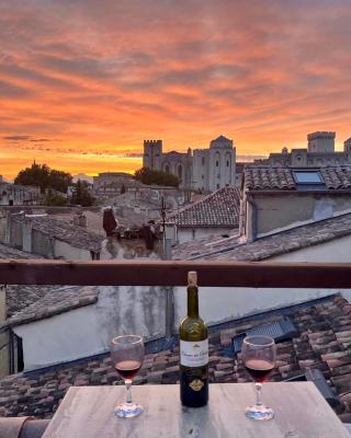 Le Toit D'Avignon - Intra-muros - Terrasse vue Palais des Papes - Idéal Festival - Climatisation - WiFi