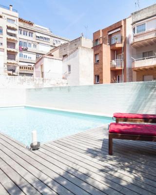 巴塞羅那出租公寓- 帶露台和游泳池