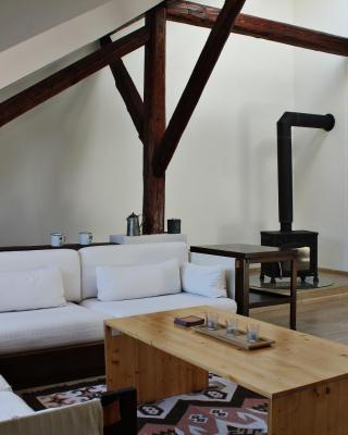 Attic with parking, near the center of ČB - 110m2