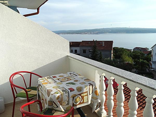 Pansion Belveder : photo 4 de la chambre chambre double avec balcon donnant sur la mer

