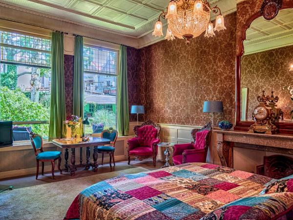 B&B Het Hart van Haarlem : photo 1 de la chambre chambre lit king-size deluxe - vue sur jardin