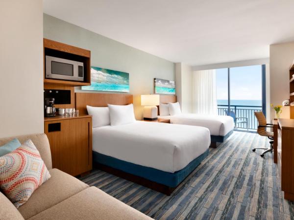 Hyatt House Virginia Beach / Oceanfront : photo 1 de la chambre chambre 2 lits queen-size - côté océan