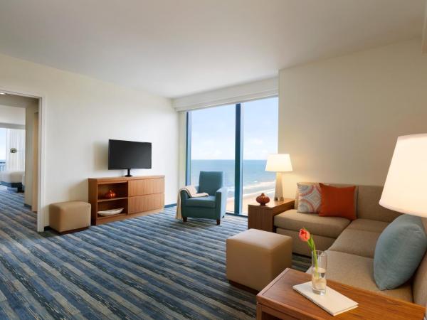 Hyatt House Virginia Beach / Oceanfront : photo 7 de la chambre suite 1 chambre avec 2 lits queen-size - côté océan