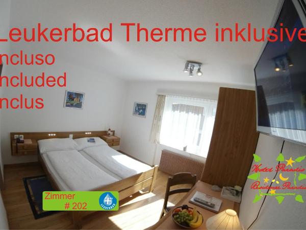 Hotel Paradis-Leukerbad-Therme : photo 4 de la chambre chambre double Économique