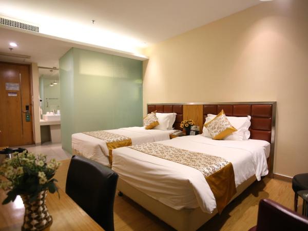 Landscape Fashion Hotel Guangzhou East Station : photo 4 de la chambre chambre lits jumeaux standard (sans fenêtre)