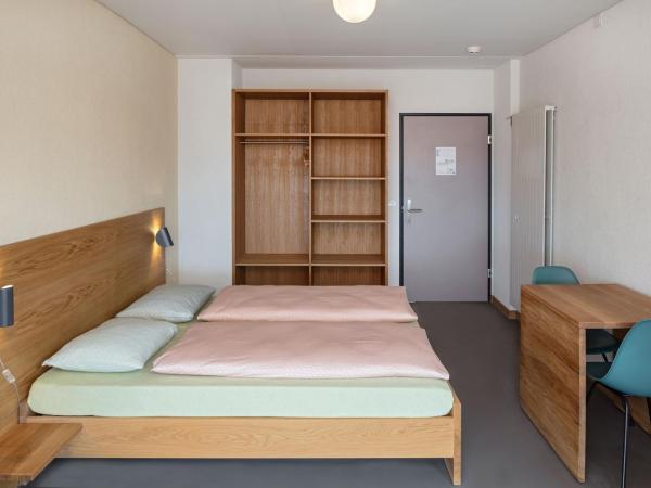 Crans-Montana Youth Hostel : photo 3 de la chambre chambre simple avec salle de bains privative