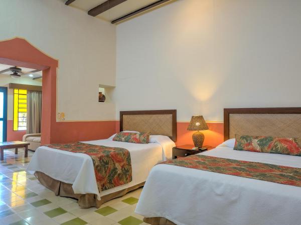 Hotel Luz en Yucatan : photo 3 de la chambre chambre deluxe avec 2 lits queen-size
