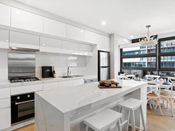 The Hamptons Apartments - Port Melbourne : photo 3 de la chambre appartement de luxe à 2 chambres