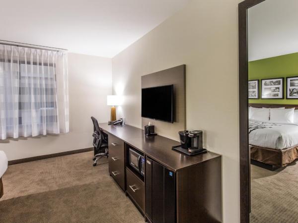 Sleep Inn Dallas Love Field-Medical District : photo 6 de la chambre chambre lit king-size avec douche - non-fumeurs
