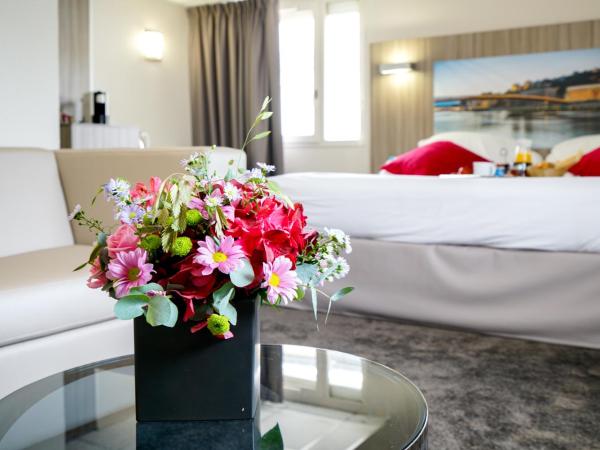 Hôtel Saphir Lyon : photo 6 de la chambre suite junior lit king-size avec canapé-lit