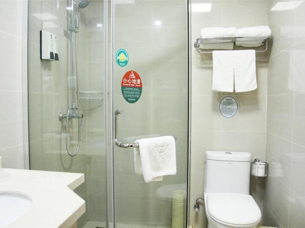 GreenTree Inn Suzhou Industrial Park Shengpu Town Xinsheng Road Express Hotel : photo 4 de la chambre chambre lit queen-size