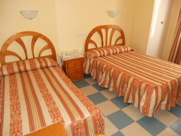 Hostal La Perla Asturiana : photo 3 de la chambre chambre lits jumeaux