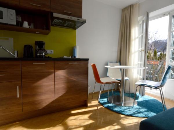 Pension Elisabeth - Rooms & Apartments : photo 2 de la chambre appartement - vue sur jardin