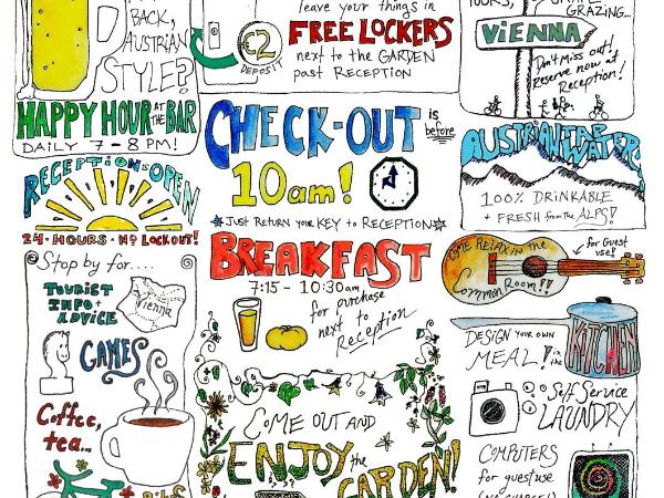 Vienna Hostel Ruthensteiner : photo 9 de la chambre chambre double avec salle de bains commune