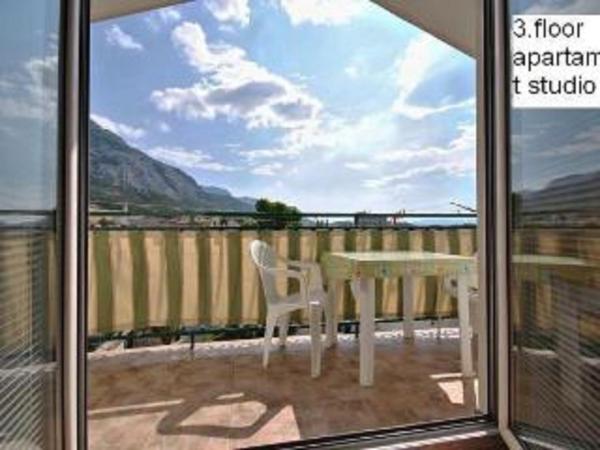 The best location in Makarska,free P, option bikes : photo 7 de la chambre studio - vue sur mer