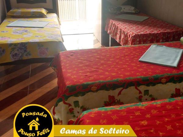 Pousada Pouso Feliz : photo 1 de la chambre chambre quadruple avec 4 lits simples