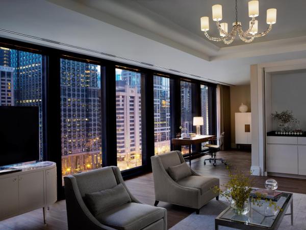 The Langham Chicago : photo 5 de la chambre suite 1 chambre - vue sur rivière