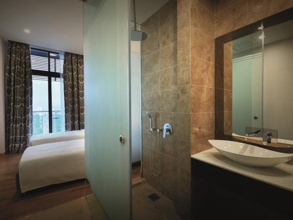 Dorsett Residences Bukit Bintang @Dorsett Kuala Lumpur : photo 4 de la chambre suite 2 chambres @ dorsett residences - 1 lit queen-size + 2 lits simples