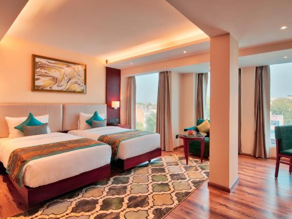 Golden Tulip Essential Jaipur : photo 6 de la chambre superior twin room (1+1 happy hour from 11am - 6pm) 