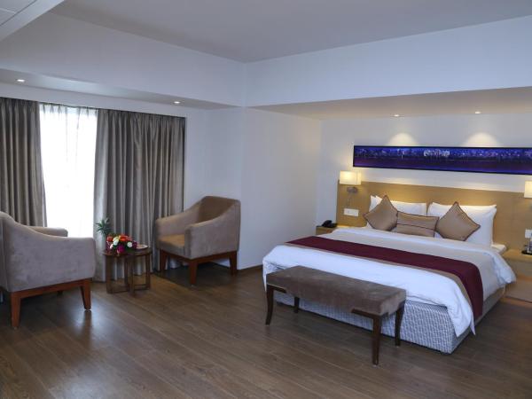 Sarovar Portico Rivera Ahmedabad : photo 8 de la chambre deluxe double or twin room (15% discount on food and soft beverage)