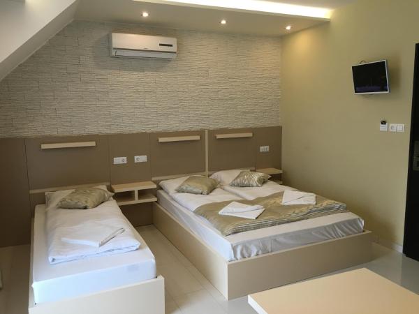 Mosoly Szallashely : photo 7 de la chambre suite lit queen-size avec baignoire spa