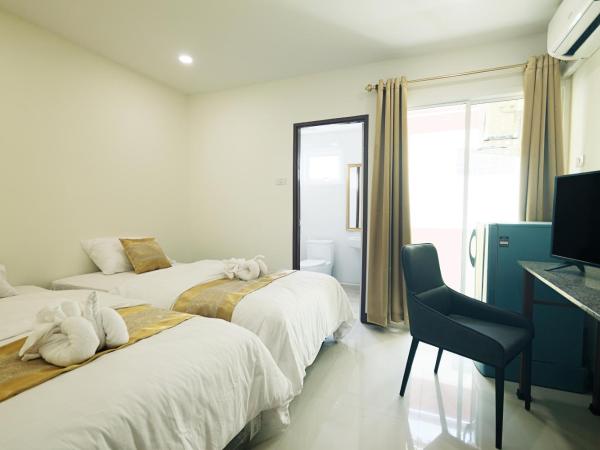 Happy Hostel : photo 1 de la chambre chambre lits jumeaux avec salle de bains privative