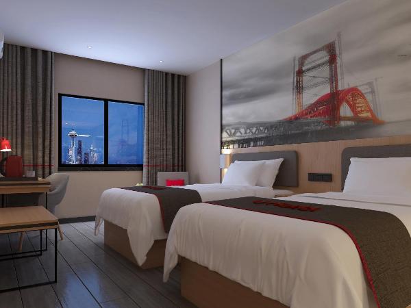 Thank Inn Chain Hotel Tianjin Meijiang Exhibition Center : photo 4 de la chambre citoyens de chine continentale - chambre lits jumeaux supérieure