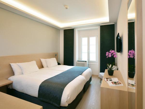 Hotel des Alpes : photo 1 de la chambre chambre lits jumeaux