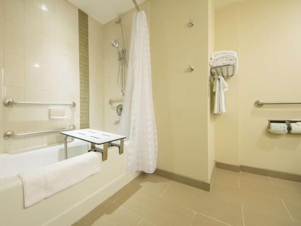 Hyatt Place Orlando/Lake Buena Vista : photo 8 de la chambre chambre lit king-size pour personnes à mobilité réduite avec canapé-lit et baignoire adaptée
