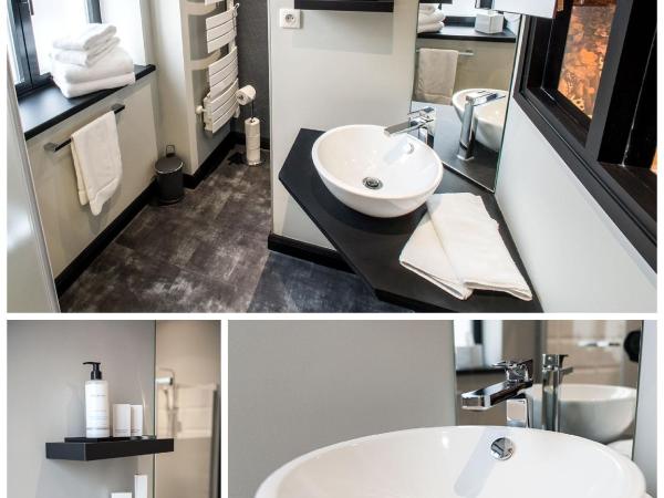 Le Pavillon du Golf d'Arras : photo 3 de la chambre chambre lit king-size - vue sur jardin