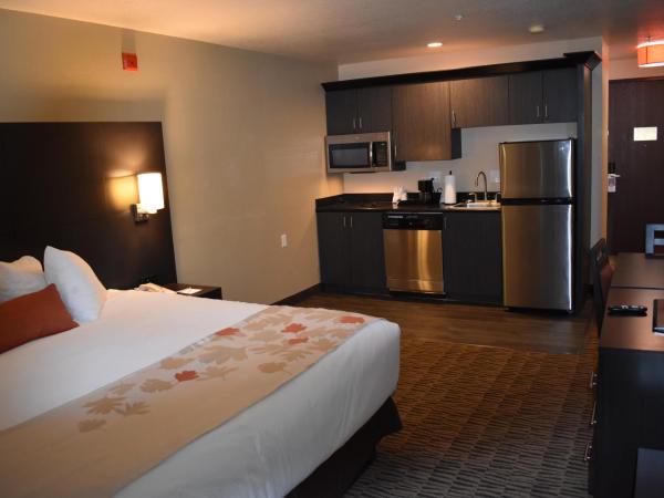 Hawthorn Suites Las Vegas : photo 2 de la chambre suite lit king-size avec canapé-lit et cuisine - non-fumeurs