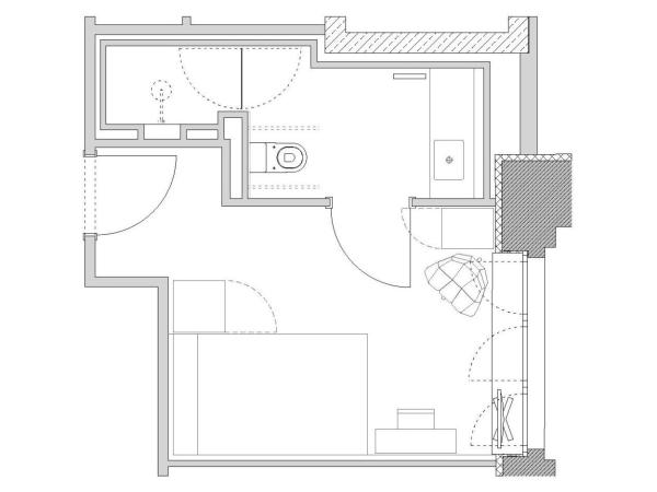 Orania.Berlin : photo 5 de la chambre chambre double - accessible aux personnes à mobilité réduite (orania.21)