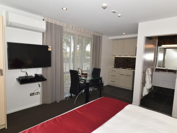 Bealey Plaza Motel : photo 6 de la chambre studio lit queen-size 