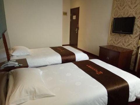 JUNYI Hotel Jiangsu Suzhou Industrial Park Chefang Songze : photo 4 de la chambre chambre lits jumeaux standard - citoyens chinois continentaux